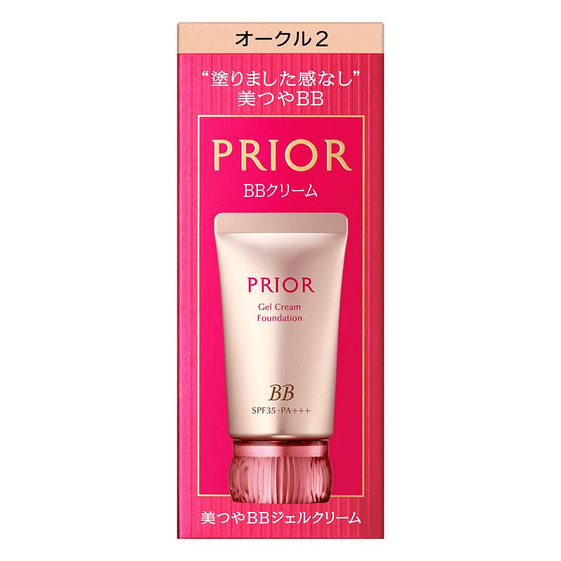 시세이도 PRIOR 글로우 BB 젤 크림 N 오커 2 30 그램