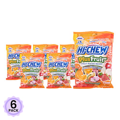 Hi-Chew Plus Fruit Mix Bag 80 g*6 pack