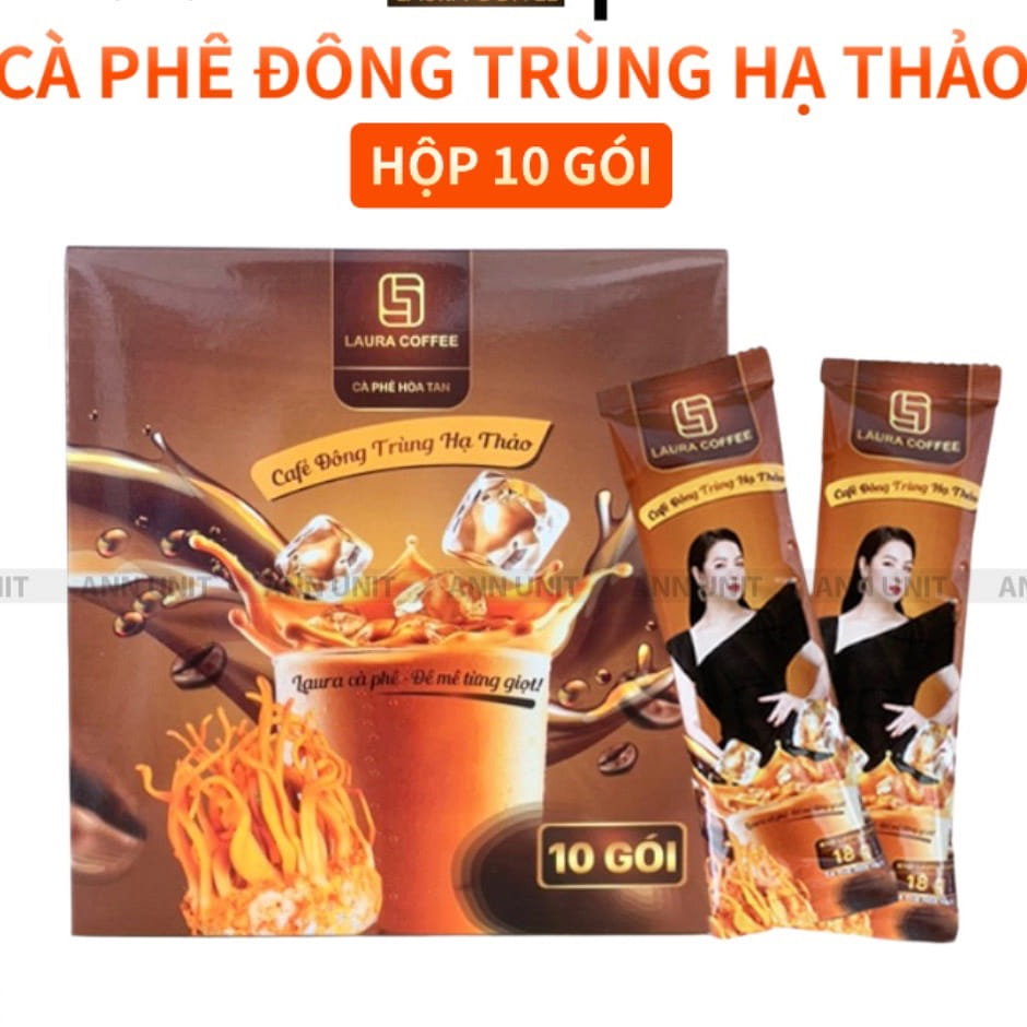 Laura Cordycep Instant Coffee 10 Packs 10 pack