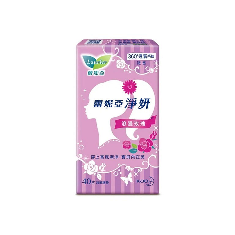 Laurier Rose Pink Sanitary Liner 14cm 40pcs 1 개