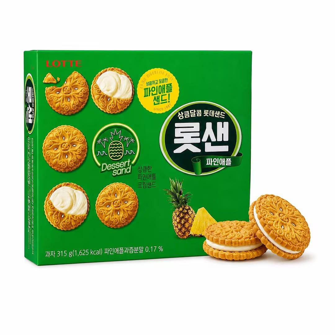 乐天菠萝夹心饼干 315克 1 份