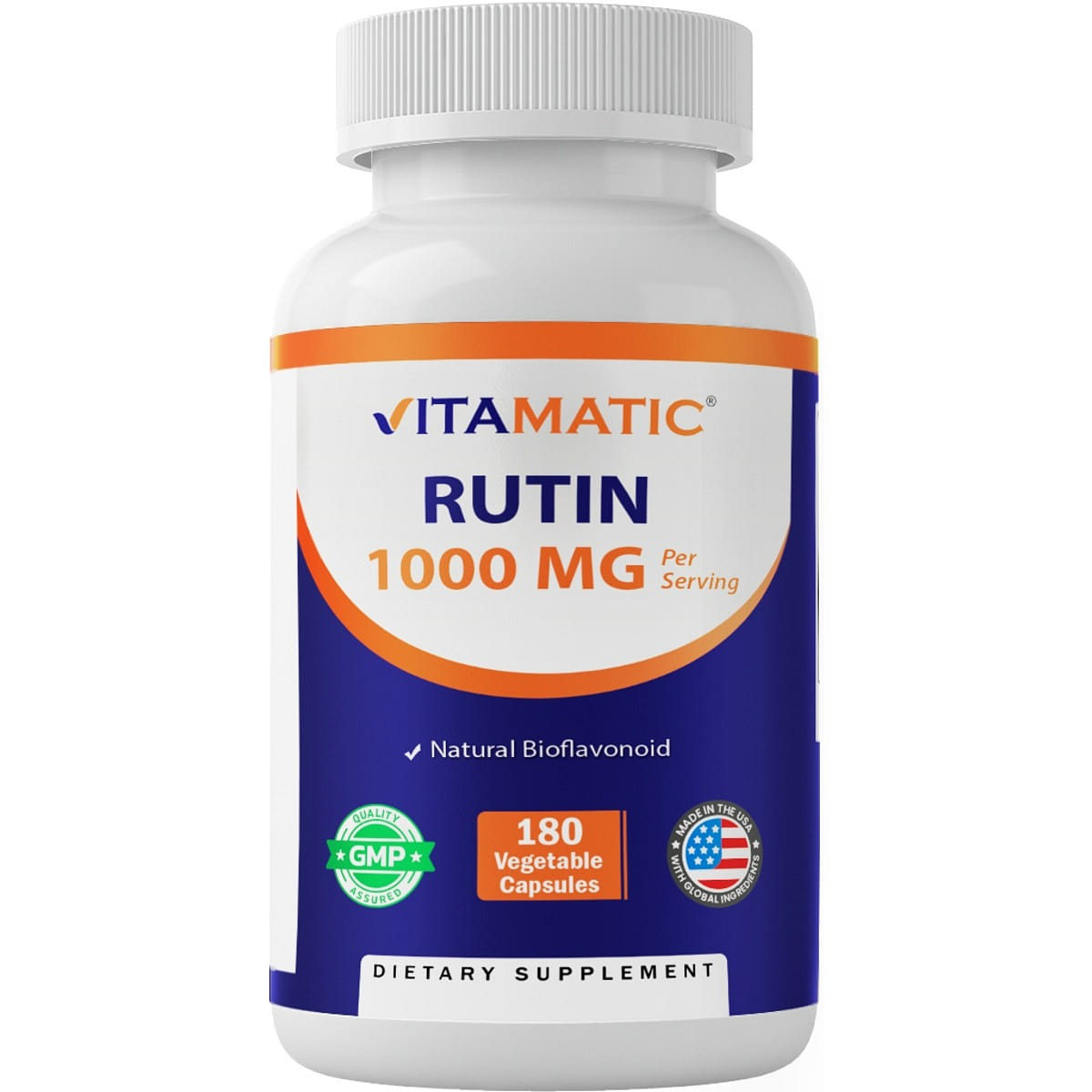 Rutin 1000mg Supplement - 180 Capsules 1 each