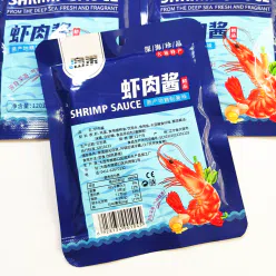Ready-to-eat, Dalian Runhe shrimp meat sauce, Grasshopper shrimp sauce, steamed egg dipping sauce, rice noodle sauce, hoisin sauce 120g*1 120 g