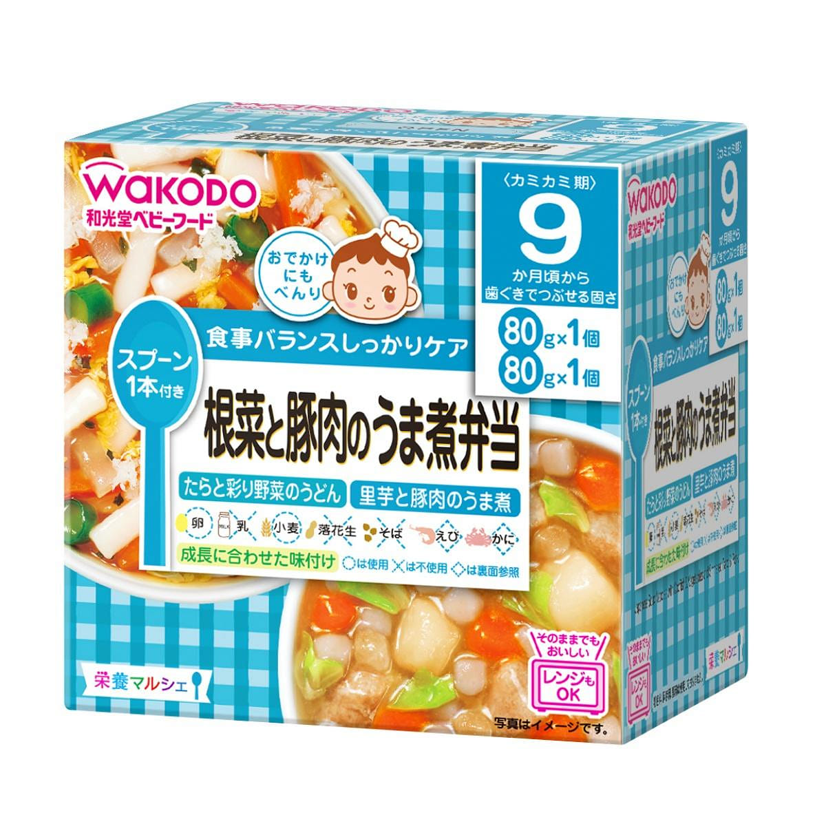 WAKODO Baby Vegetable Risotto Bento for Udon+Pork 1 個