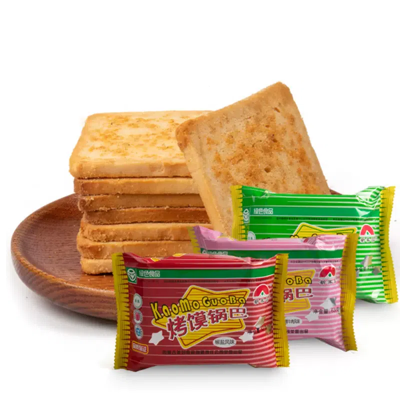 Non-fried Xinjiayuan Baked Bun Pot Crispy Baked Bun Slices [Cumin Flavor 52g X1 Pack] 52 กรัม