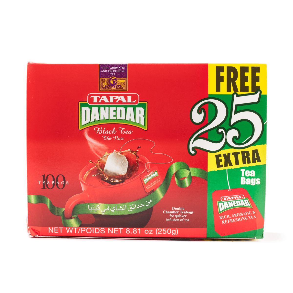 Tapal Danedar Black Tea 100 Bags 1 box