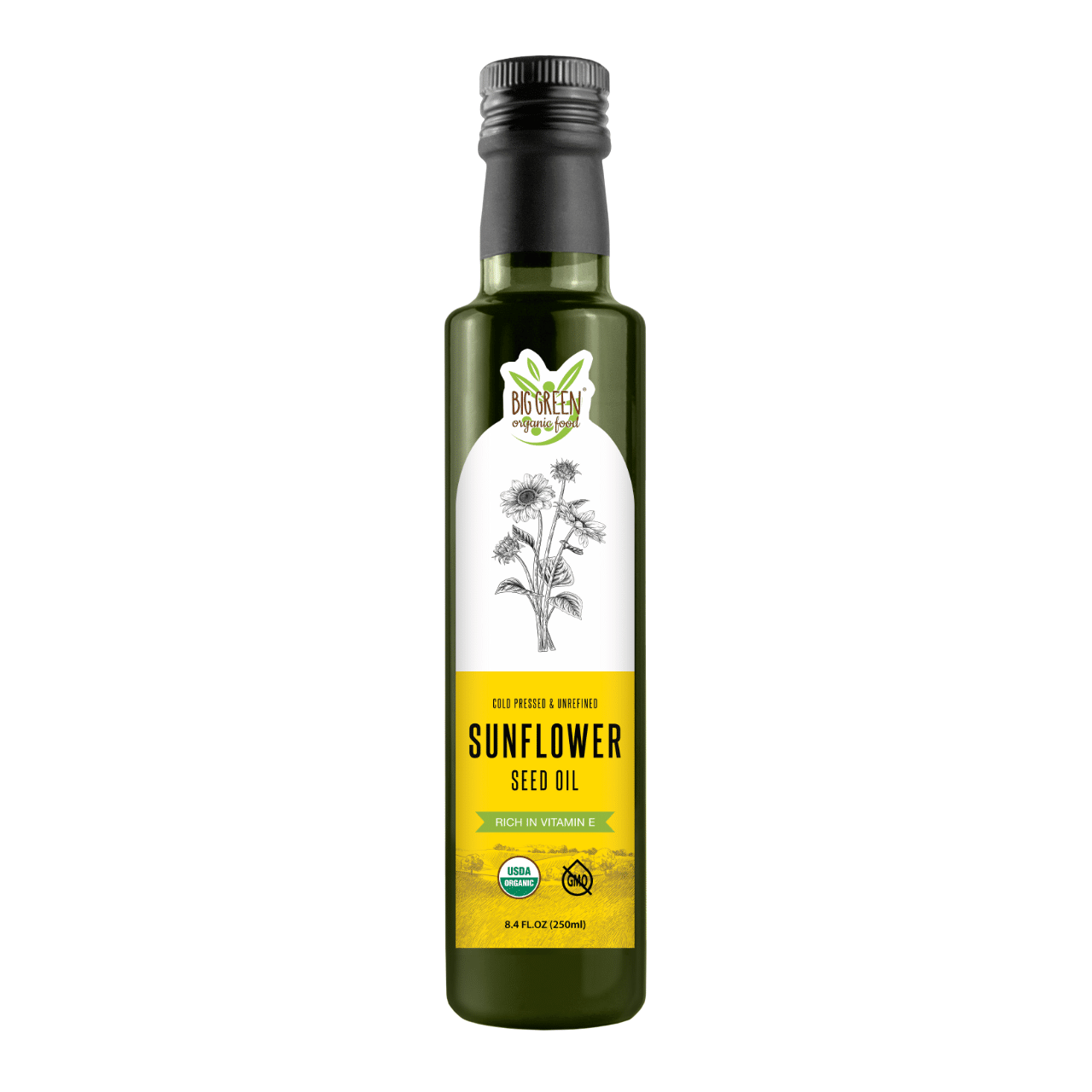 Organic Sunflower Seed Oil 8.4 액량 온스