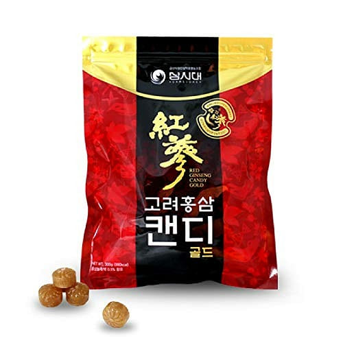 Korean Red Ginseng Candy Gold 300g (2 bags x 300g) - SamSiDae 600 กรัม