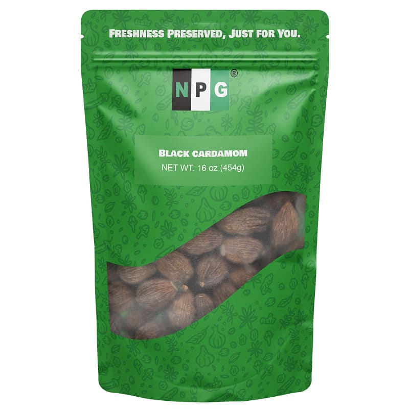NPG Black Cardamom Whole, Caoguo 1 LB 454 그램