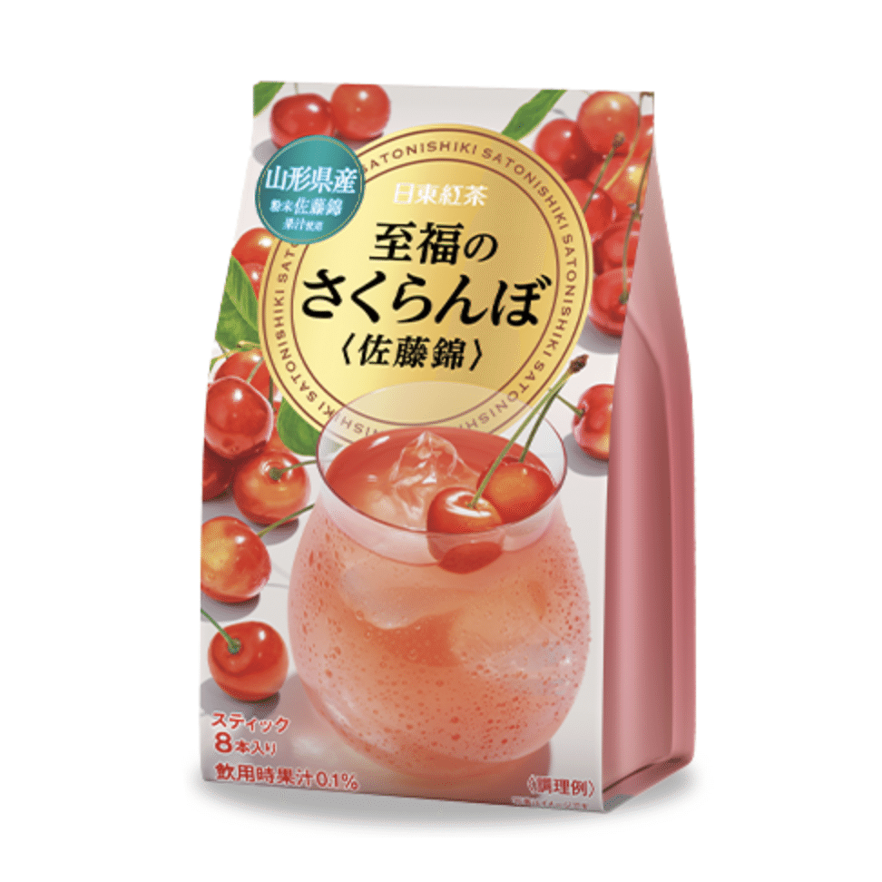 NITTOH BLACK TEA Spring Summer Limited Satou Cherry Flavor 8 sticks 1 개