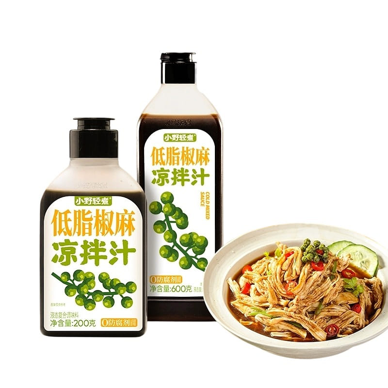 1 bottle of low-fat pepper and sesame cold sauce 200 g