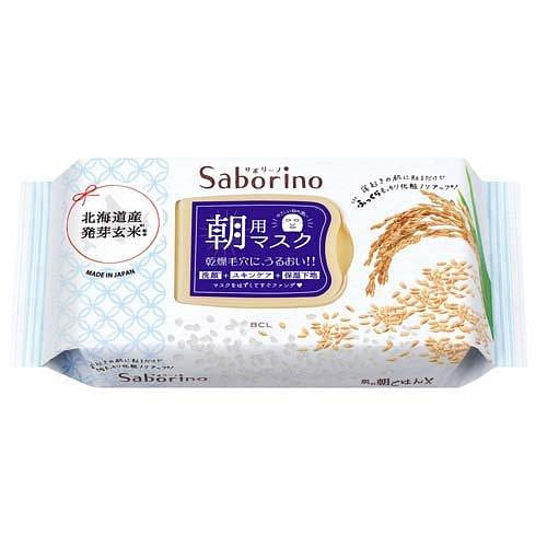 BCL Saborino Brown Rice Morning Mask 28pcs 1 개