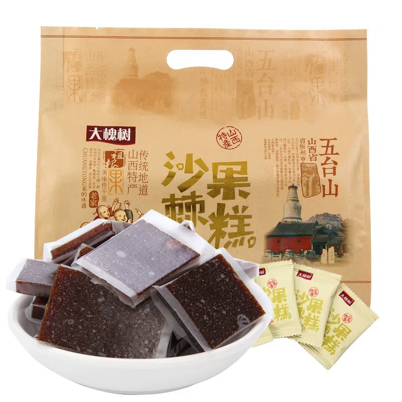 1 bag of big locust tree, sea buckthorn fruit cake 128 그램