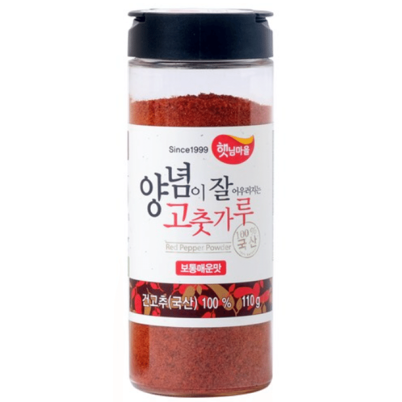 [韩国 直接配送] 中间粒子一般辣味辣椒面 110g，1盒 110 克