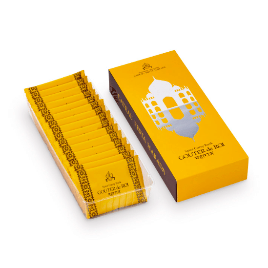 GATEAU FESTA HARADA Gouter De Roi Maha Raja Spice Curry Flavor Rusk 15 pcs 1 케이스