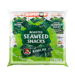 Gim Pop Kimchi Roasted Seaweed Snacks 12 Pack 1.68 oz