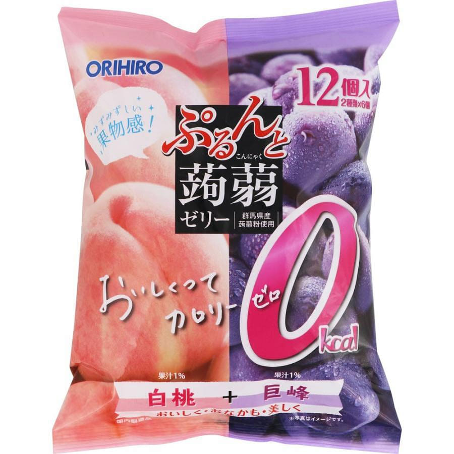 Purunto Konjac Jelly Pouch White Peach&Kyoho Grap 1 ส่วน