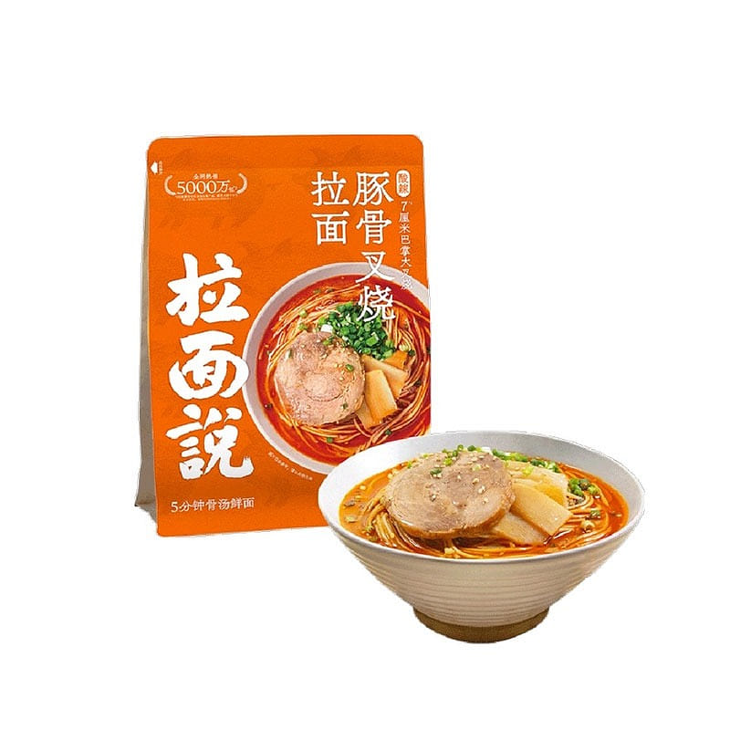 [La Mian Shuo] Barbecued pork Lamian Noodles 186.4 グラム