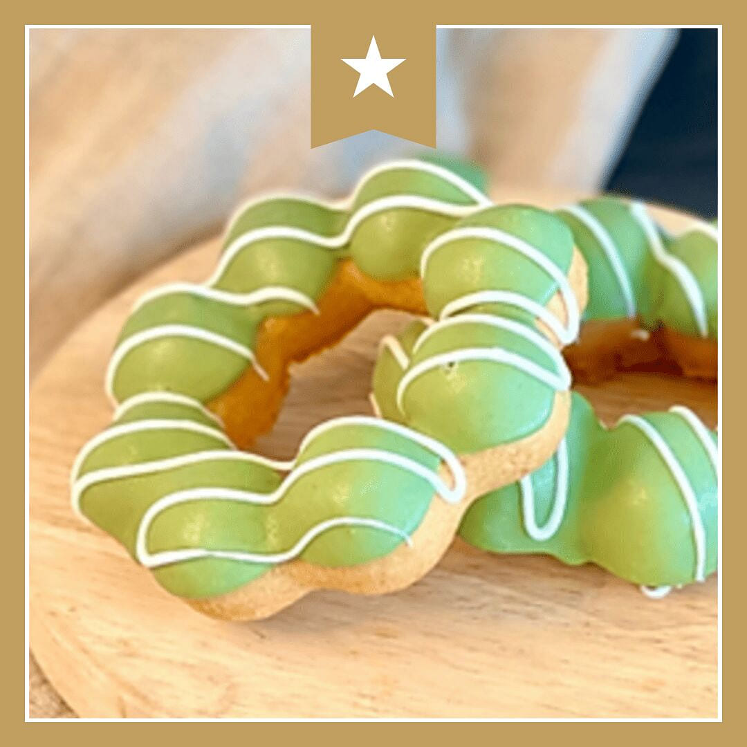 Japanese Mochi Donut - Matcha White Chocolate 1 count