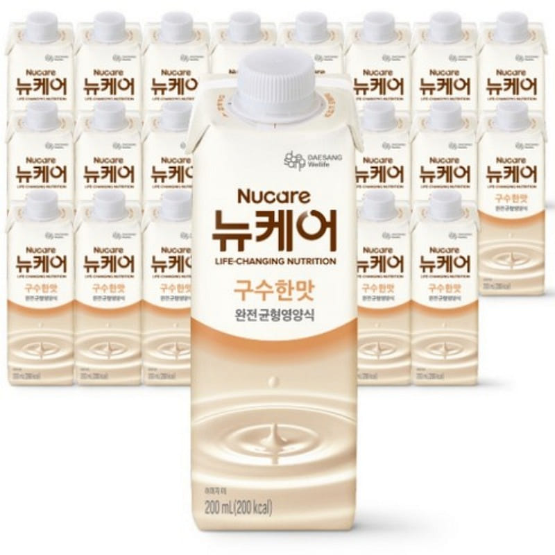 [묶음상품][뉴케어]완전균형영양식 - 구수한맛 (200ml x 24개입) 1 케이스