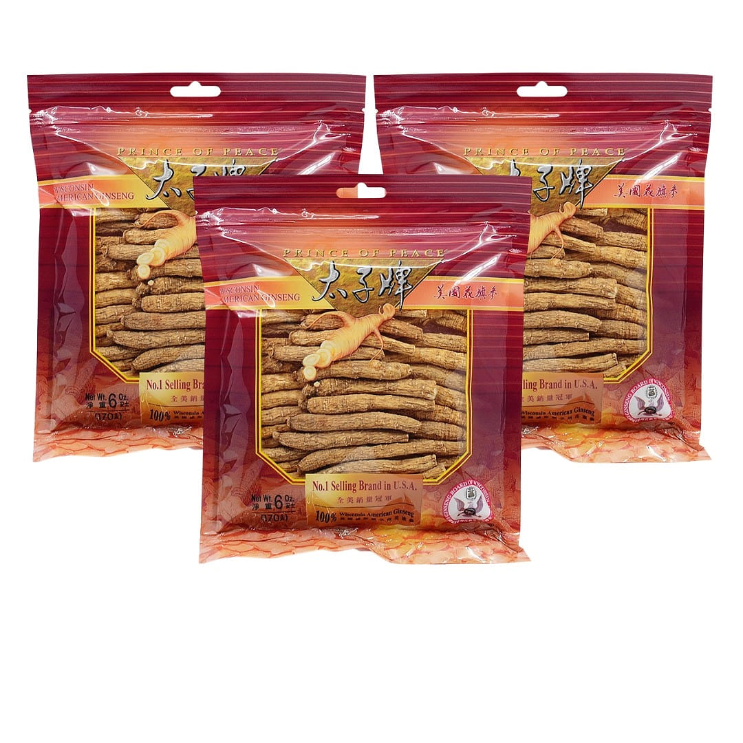POP American Ginseng Small Long Roots 6oz x 3bags 1 개