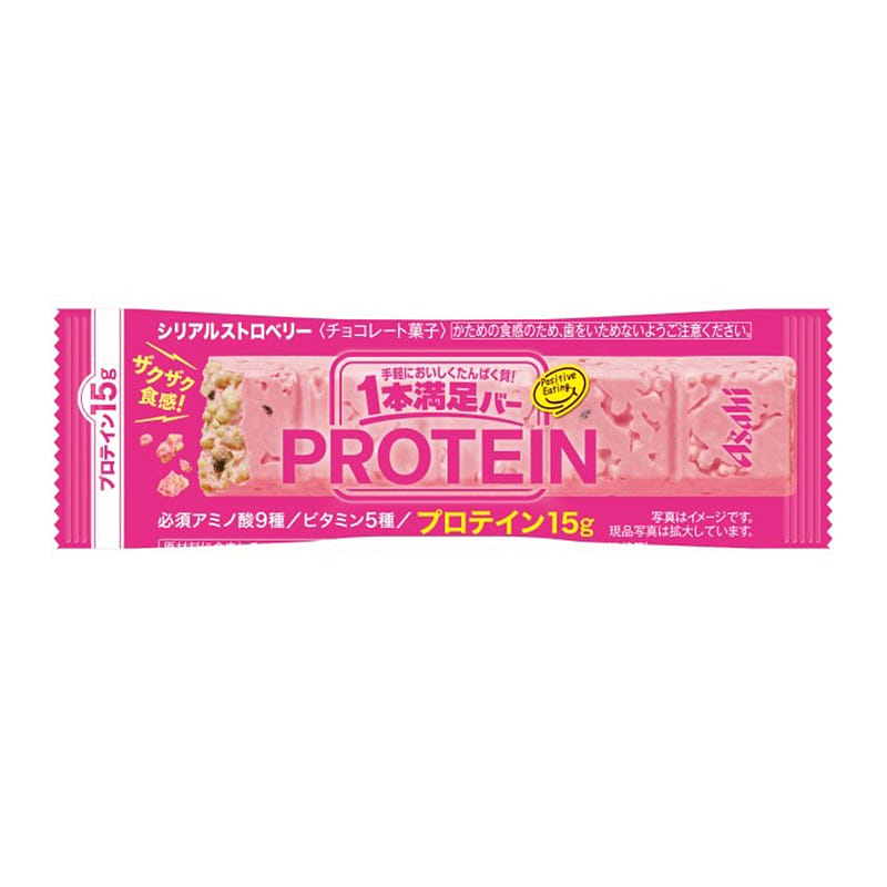Asahi  One Satisfied Cereal Bar strawberry 15g 1 개