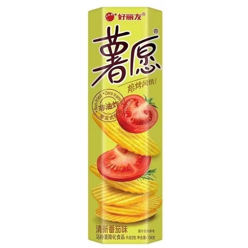 Orion Potato Chips Tomato Flavor 104g 104 g