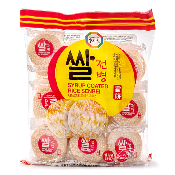 weee_snack_Surasang Syrup Coated Rice Senbei 300 g