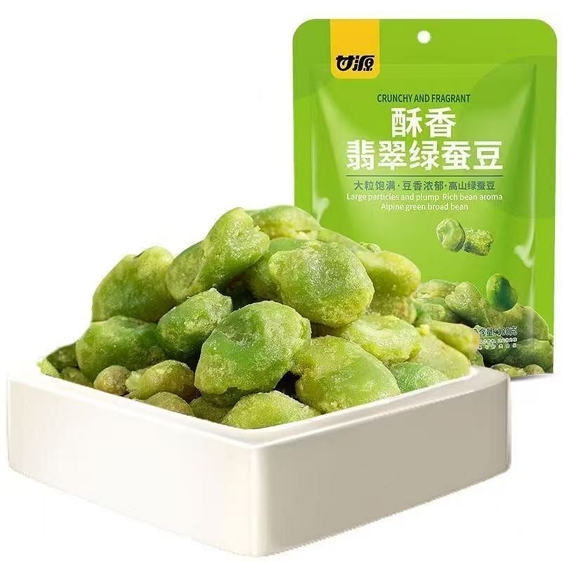 Ganyuan Crispy Flavor Broad Beans 100g*1 Bag 100 g