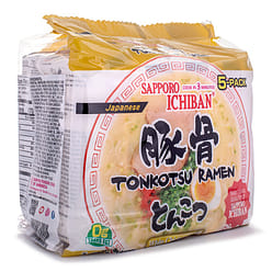 Sapporo Ichiban Instant Noodle, Tonkotsu Flavor 5pk 18.5 oz*6 pack