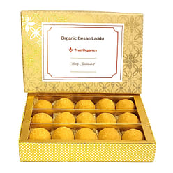 Organic Besan Laddu (Low on Sugar) 450grams 16 oz