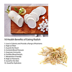 Gurye Uncle 100% Korea Natural Dehydrated Vegetable, Radish 70g 1 case