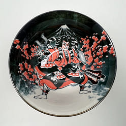 Made-in-Japan Kabuki Yagasuri Small Soup Noodle Bowl Don Bowl, 5.5" dia., 16 oz 1 each