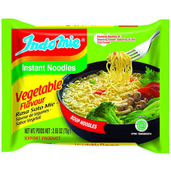 Indomie Vegetable Flavor Instant Noodles - Halal 1 count*30 pack