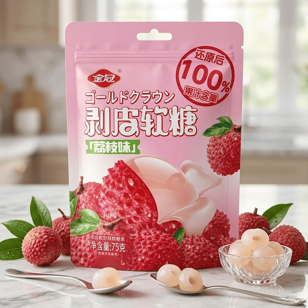 Soft lychee candy 2.65 oz