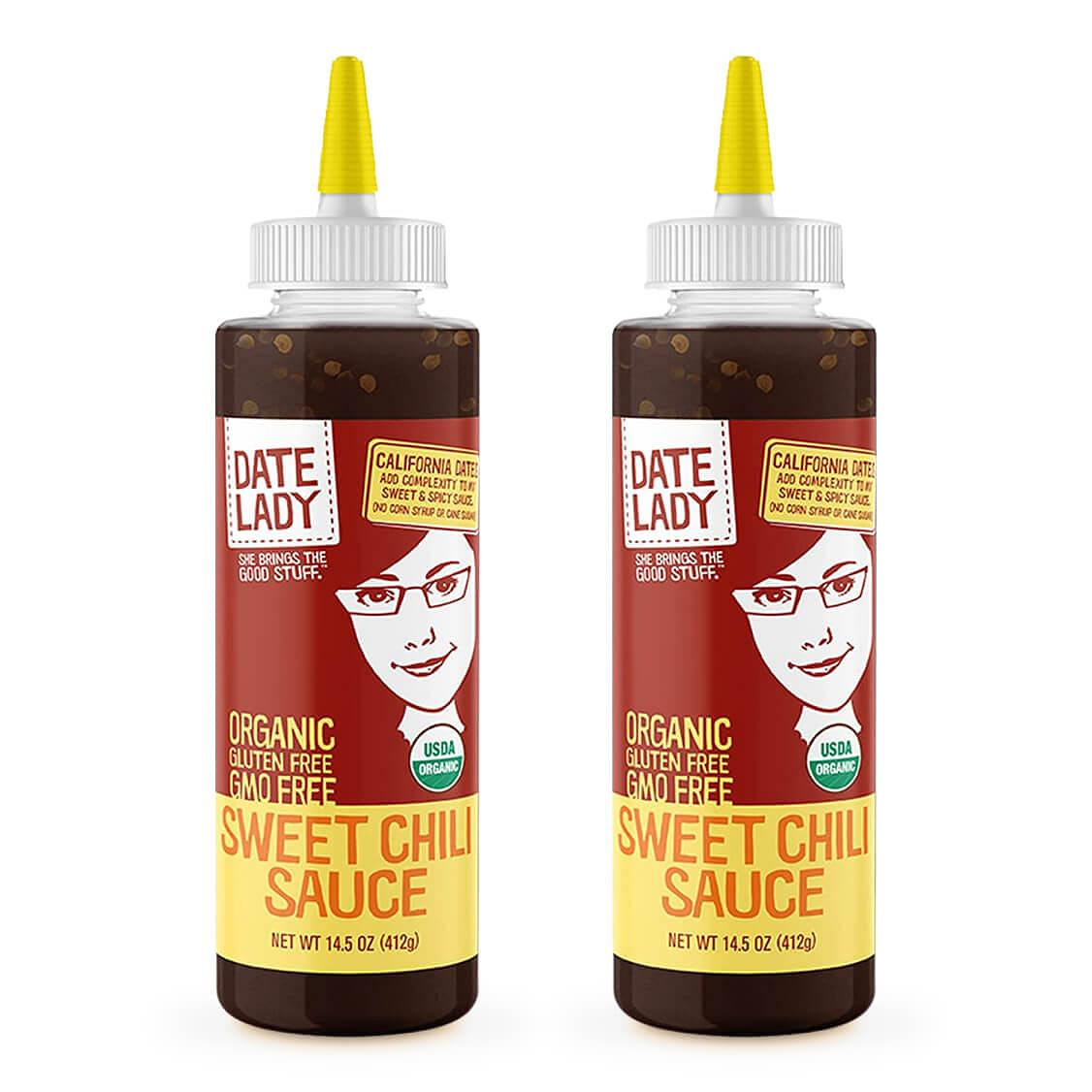 Date Lady Organic Sweet Chili Sauce (Pack of 2) 1 ลัง