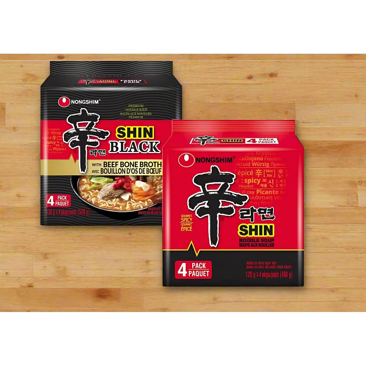 신라면 & 신라면 블랙 세트 (4 + 4개입) 1 each