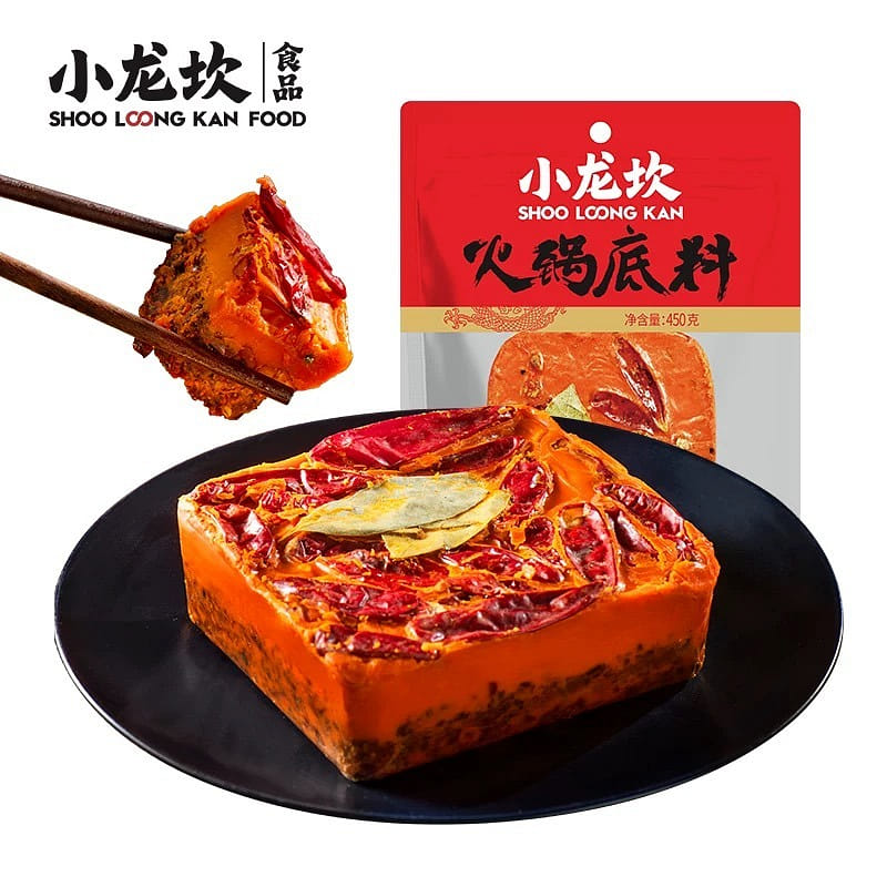 Chongqing specialty: Xiaolongkan hotpot base seasoning 450g 450 กรัม