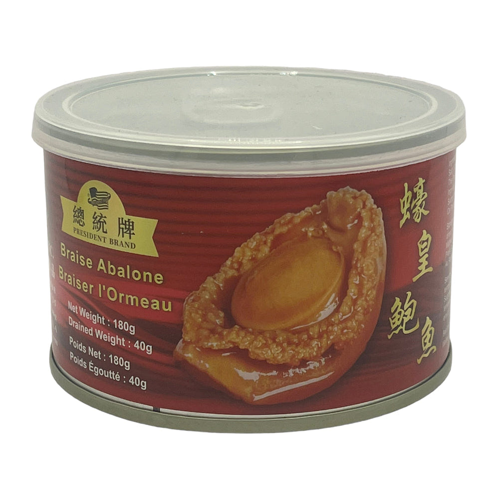 President Brand Canned Braise Abalone Net Weight 180g 1 phần