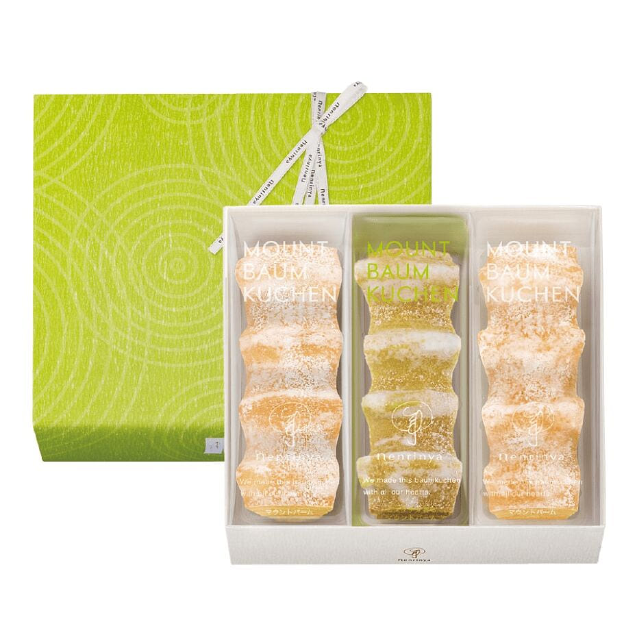 NENRINYA Baum Pistachio and Plain Flavor 3pc 1 each
