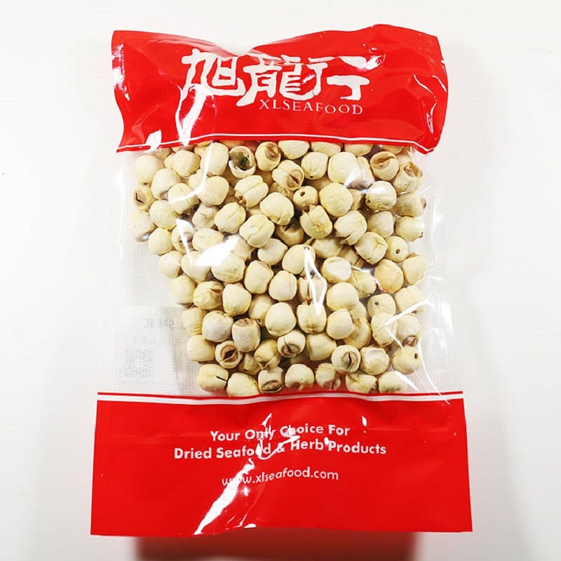 XLSEAFOOD CHINA Grade Premium Nature Unsulphure Lotus seed seedless 0.5LB 8 ออนซ์