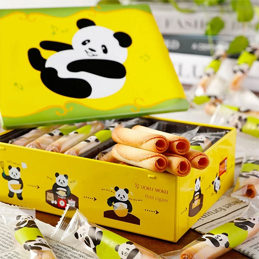 YOKU MOKU 熊貓限定 雪茄蛋卷 16枚入 1 份