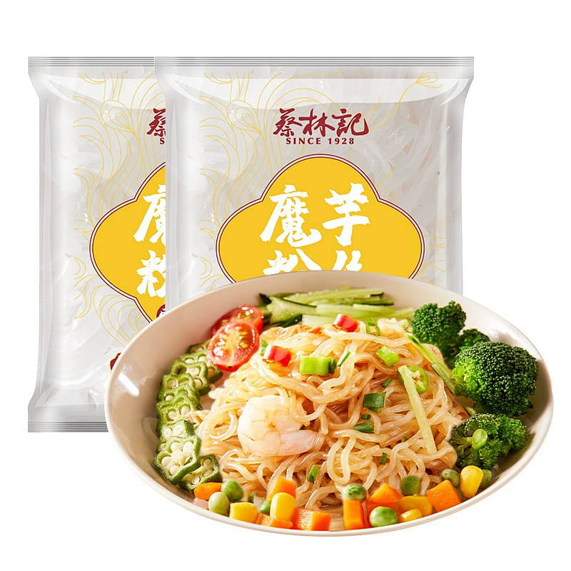 Choi Lam Kee 0 Fat Konjac Vermicelli Konjac Vermicelli 200g*3bags + Marinated Be 300 กรัม