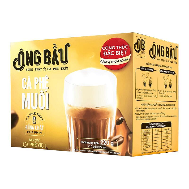 [ONG BAU] Instant Salt Coffee - 220 g