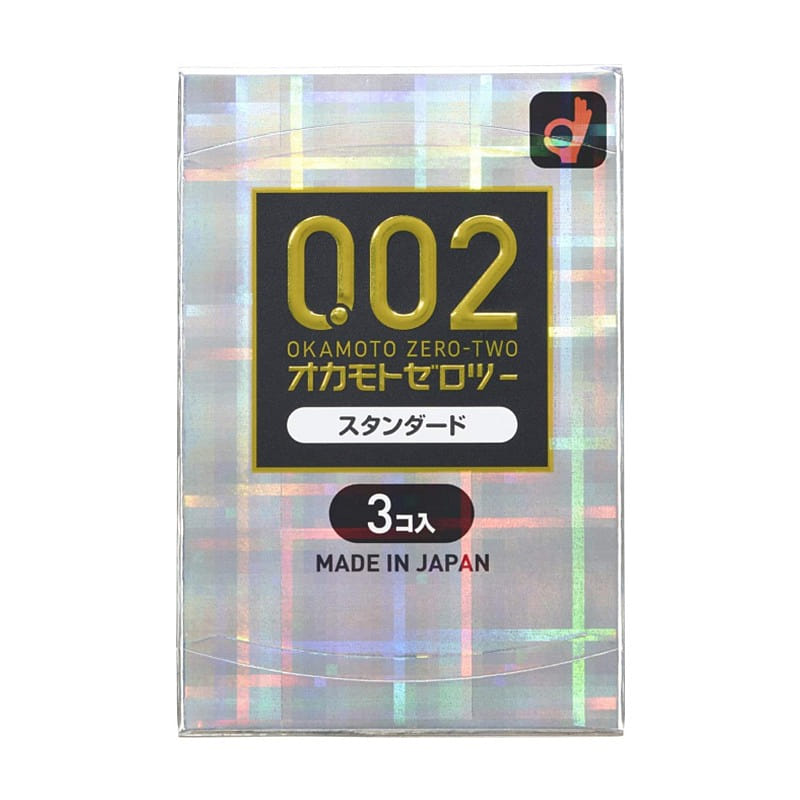 冈本 002超薄 标准版 安全套 避孕套 3只装 1 份