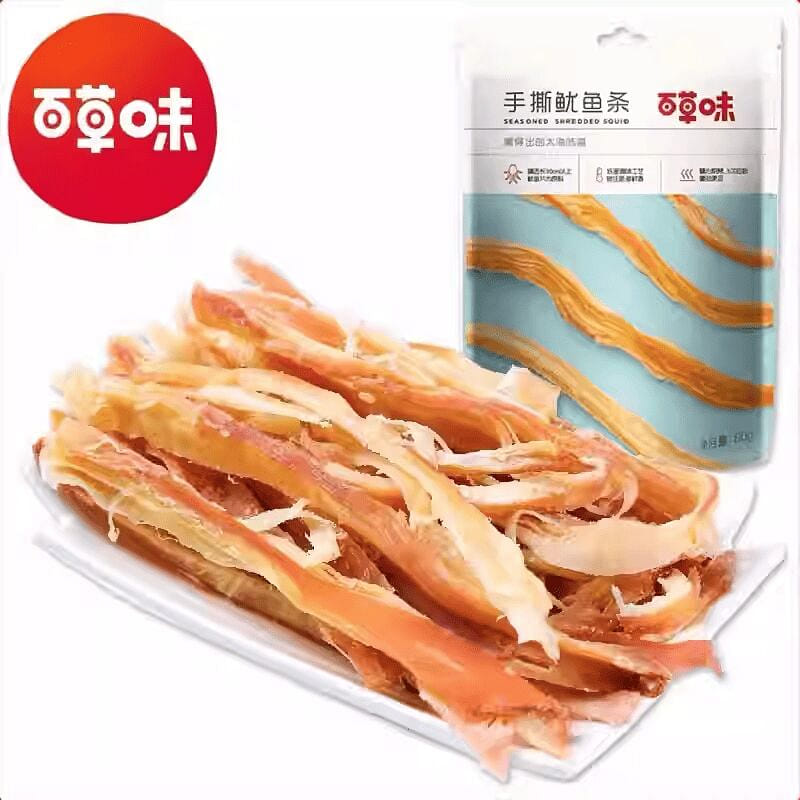 Original Flavor Hand-Torn Squid Strips 80g*1 Bag 80 g