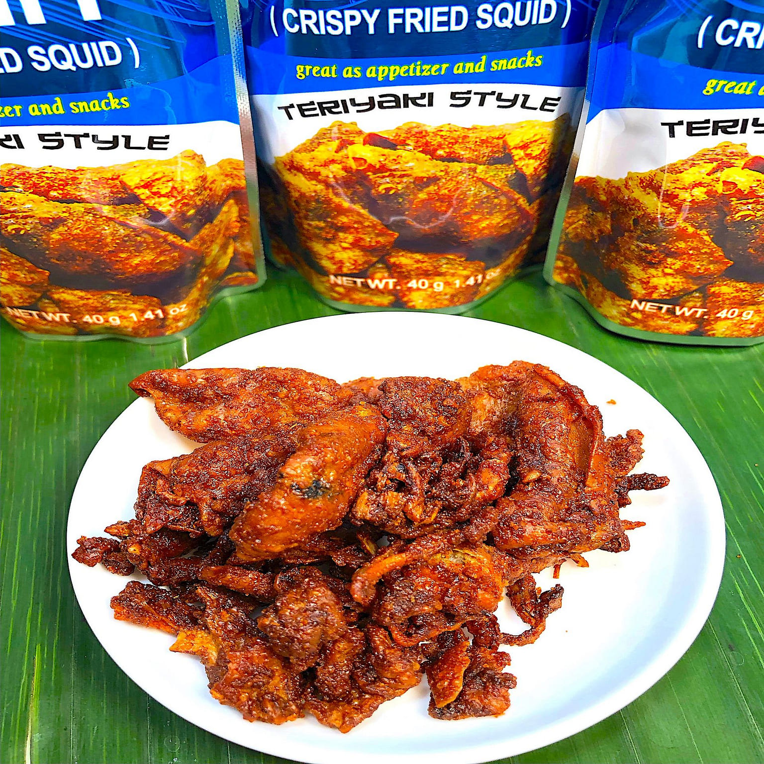 SEAKID CRISPY CALAMARI SQUID"PUSIT" TERIYAKI STYLE 40 g