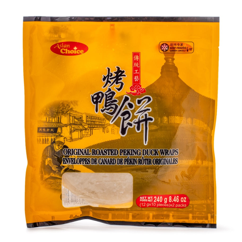 Asian Choice Roasted Peking Duck Wraps 20ct, Frozen 240 g