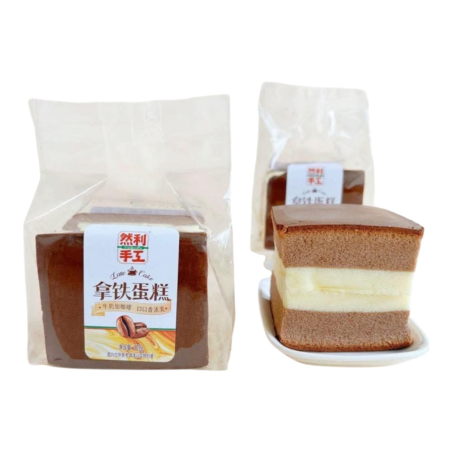 Latte Sponge BREAD COFFEE Double Layers 120GR 1 개