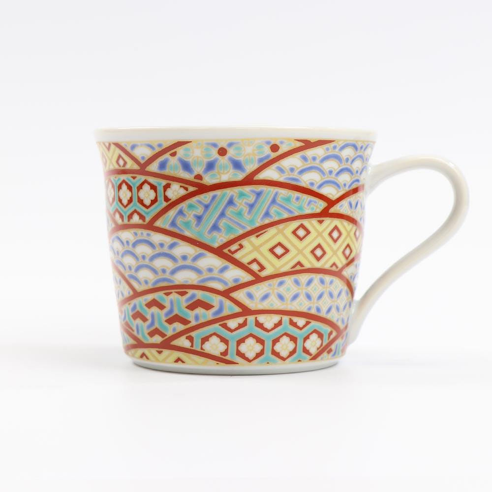 Kutani Ware Handmade Mug Cup (Monte, 3.54" x 2.91") Made in Japan 1 อัน